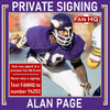 Alan Page Autographed Navy College-Style Jersey Autographs FanHQ