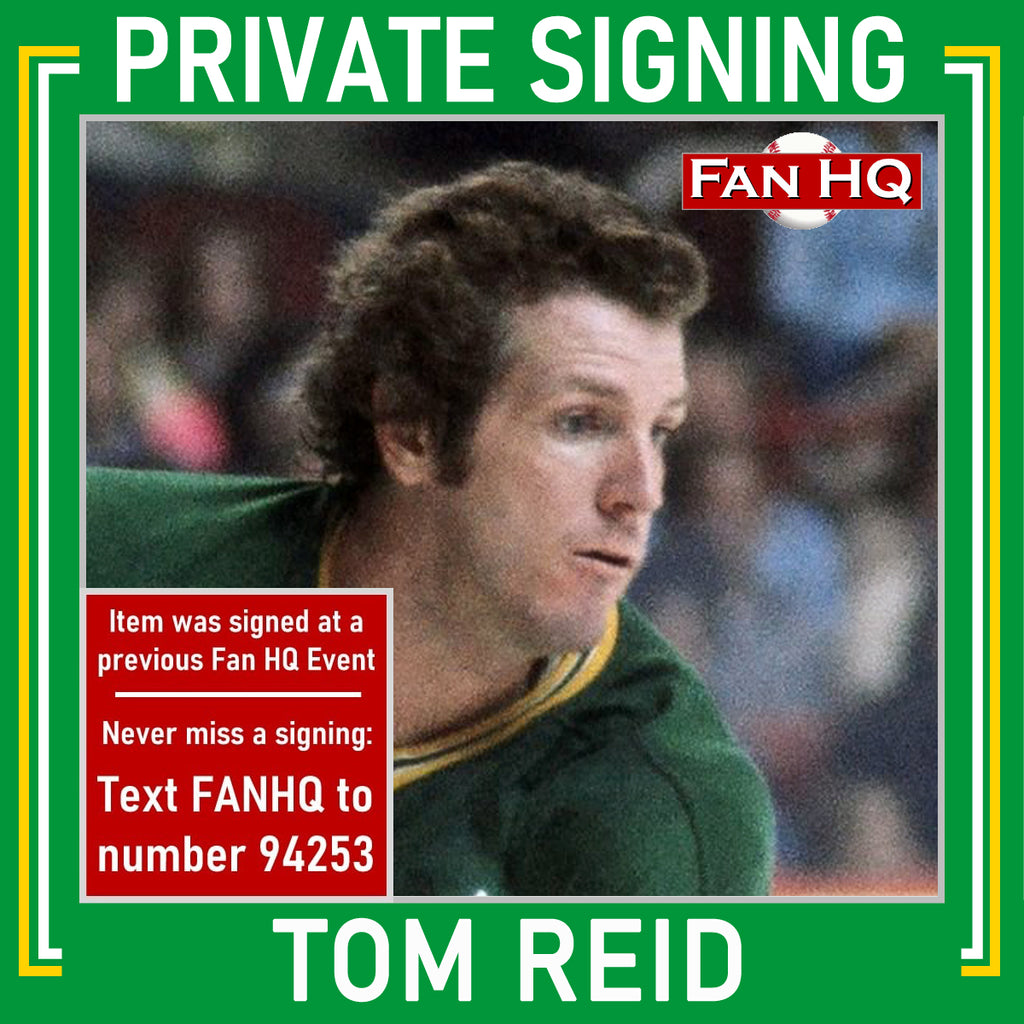 Tom Reid Autographed Minnesota North Stars Puck Autographs FanHQ