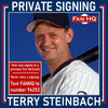 Terry Steinbach Autographed 1988 World Series OMLB Baseball Oakland Athletics