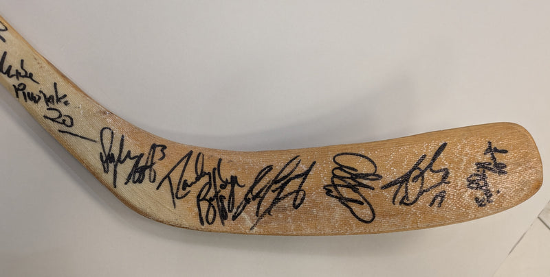 Peter Bondra Game Used 1992-93 Washington Capitals Team Signed Hockey Stick