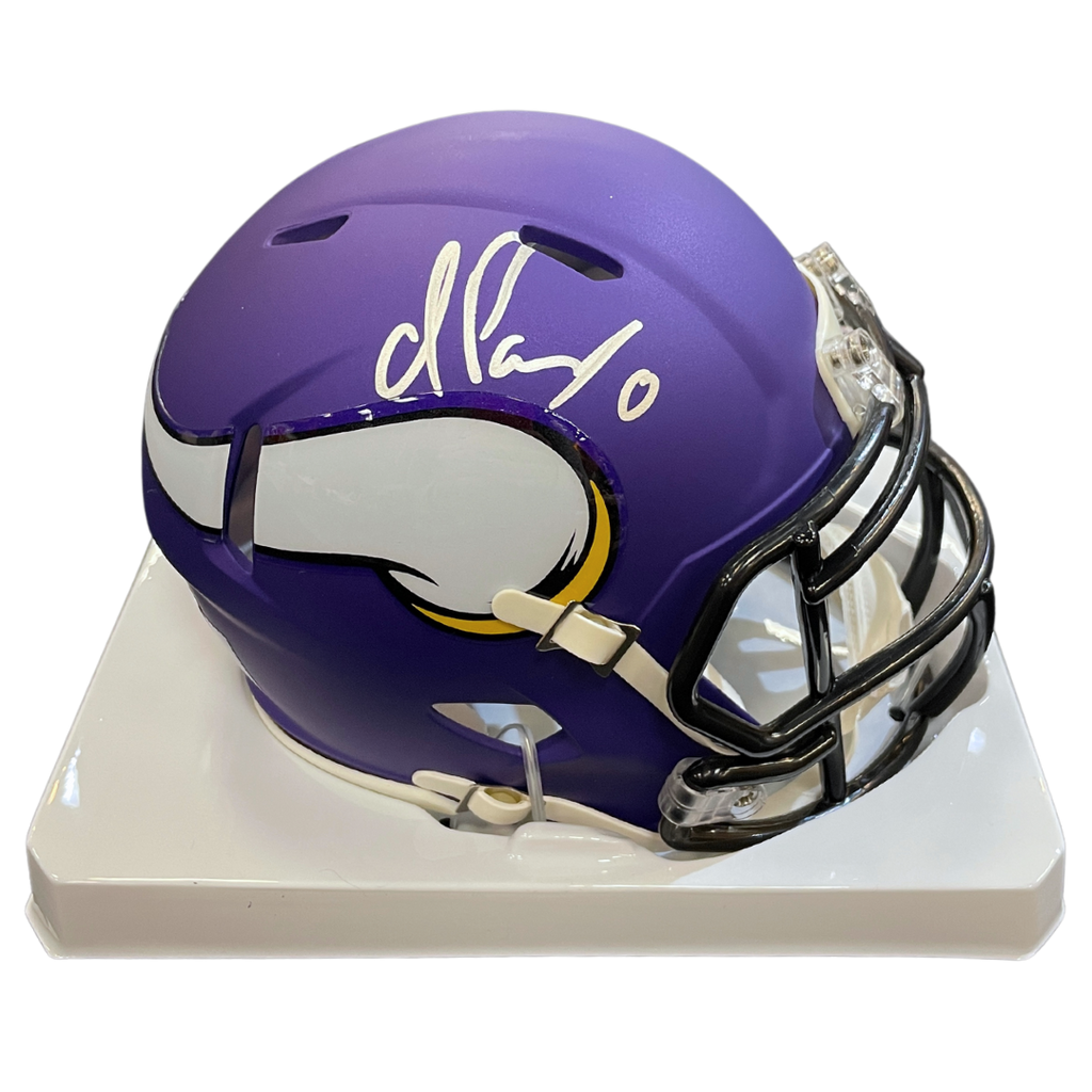 Ivan Pace Jr. Autographed Minnesota Vikings Speed Mini Helmet Autographs FanHQ