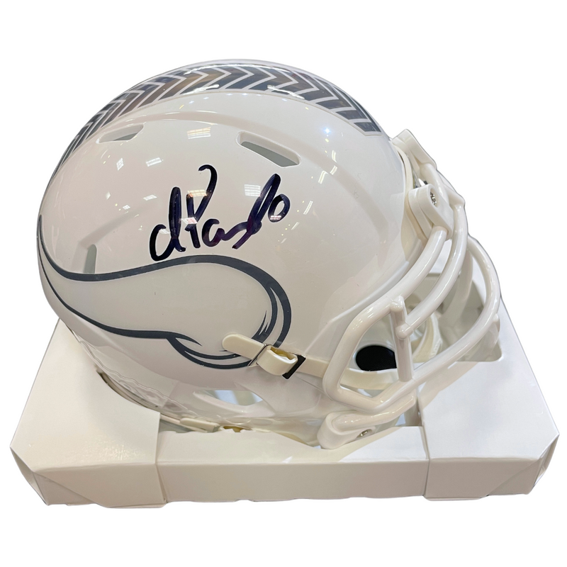 Ivan Pace Jr. Autographed Minnesota Vikings Salute To Service Mini Helmet Autographs FanHQ