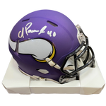 Ivan Pace Jr. Autographed Minnesota Vikings Speed Mini Helmet Autographs FanHQ   