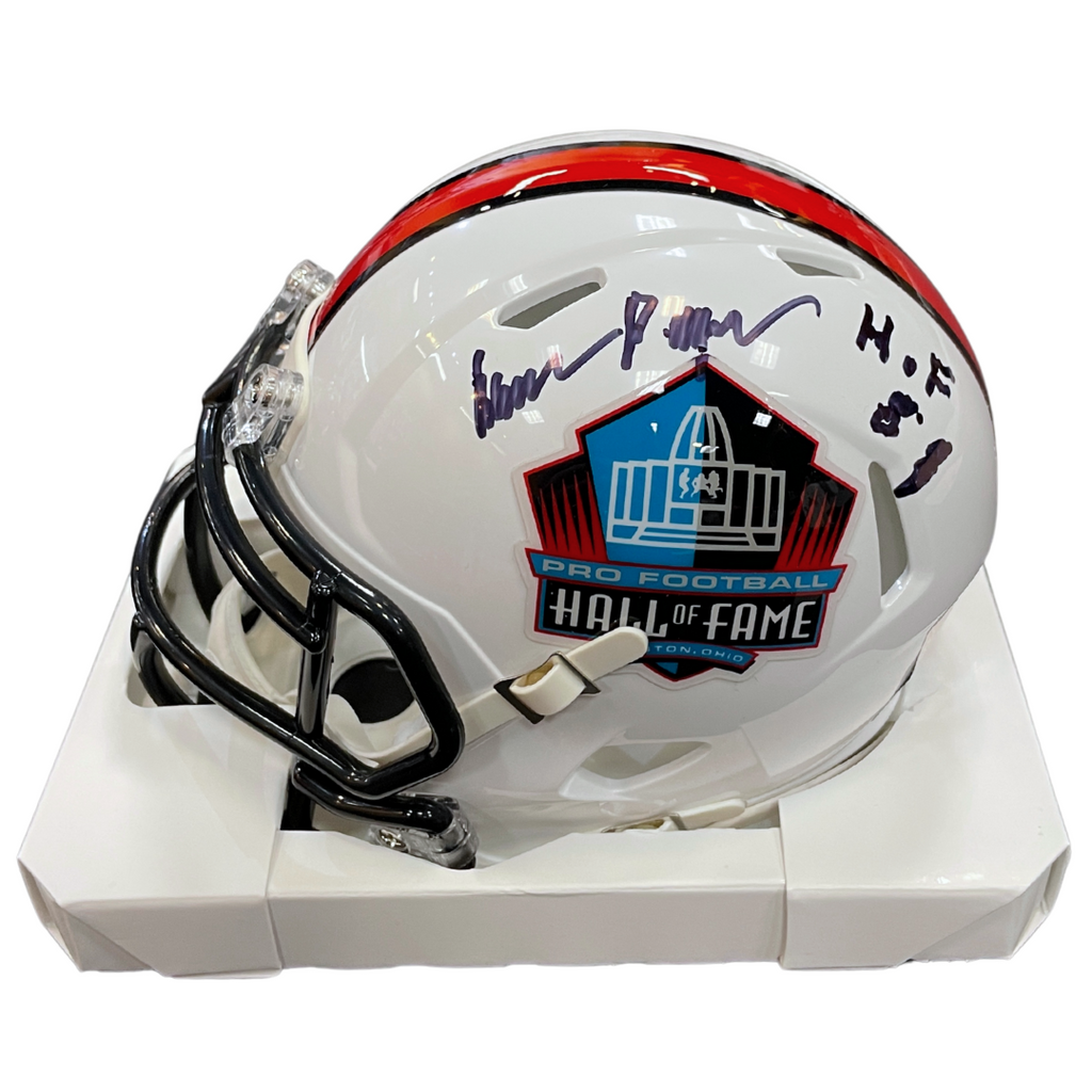 Alan Page Autographed Hall Of Fame Speed Mini Helmet w/ HOF 88 Inscription Autographs FanHQ