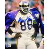 Alan Page Autographed Minnesota Vikings White Jersey 8x10 Photo Autographs FanHQ