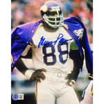 Alan Page Autographed Minnesota Vikings White Jersey 8x10 Photo Autographs FanHQ