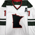 Zach Parise Autographed White Pro-Style Jersey Autographs FanHQ   