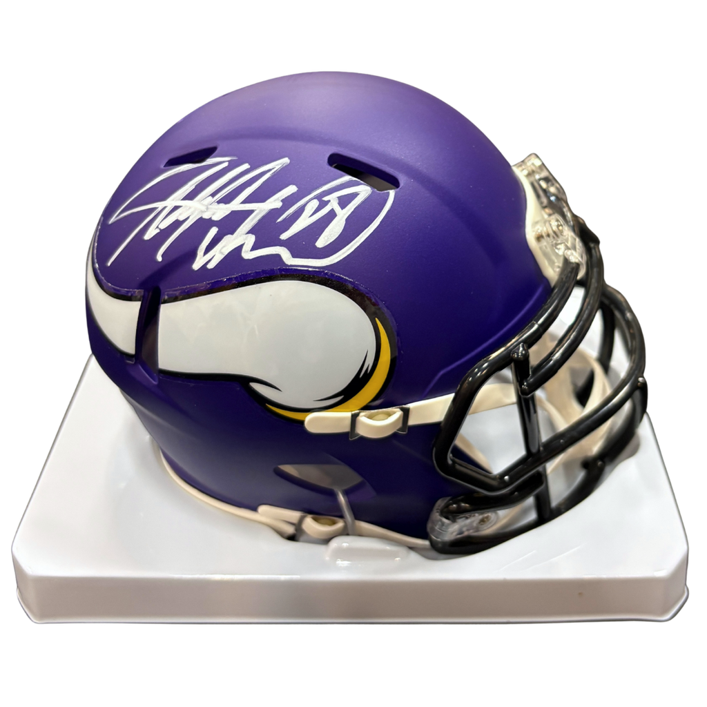 Adrian Peterson Autographed Minnesota Vikings Speed Mini Helmet