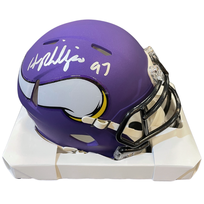 Harrison Phillips Autographed Minnesota Vikings Speed Mini Helmet Autographs FanHQ   