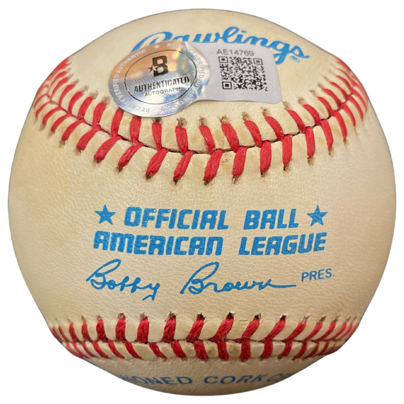 Kirby Puckett Autographed Official American League Baseball w/ All My Best Inscription - Beckett Authenticated Autographs Fan HQ