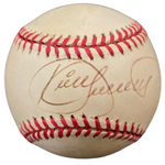 Kirby Puckett Autographed Official American League Baseball - Beckett Authenticated Autographs Fan HQ