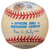 Kirby Puckett Autographed Official American League Baseball - Beckett Authenticated Autographs Fan HQ