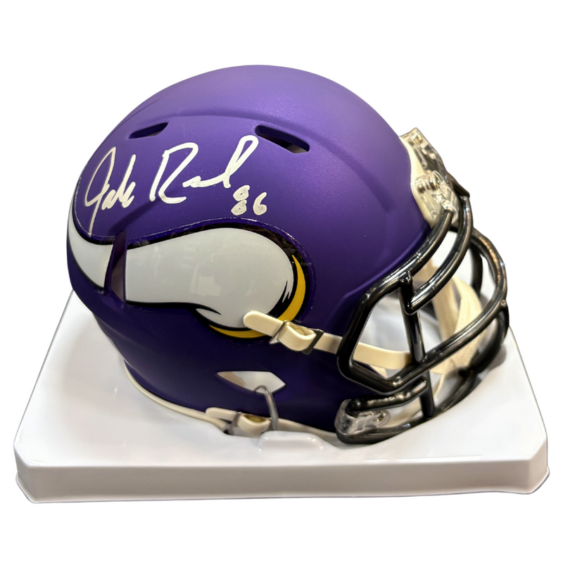Jake Reed Autographed Minnesota Vikings Speed Mini Helmet