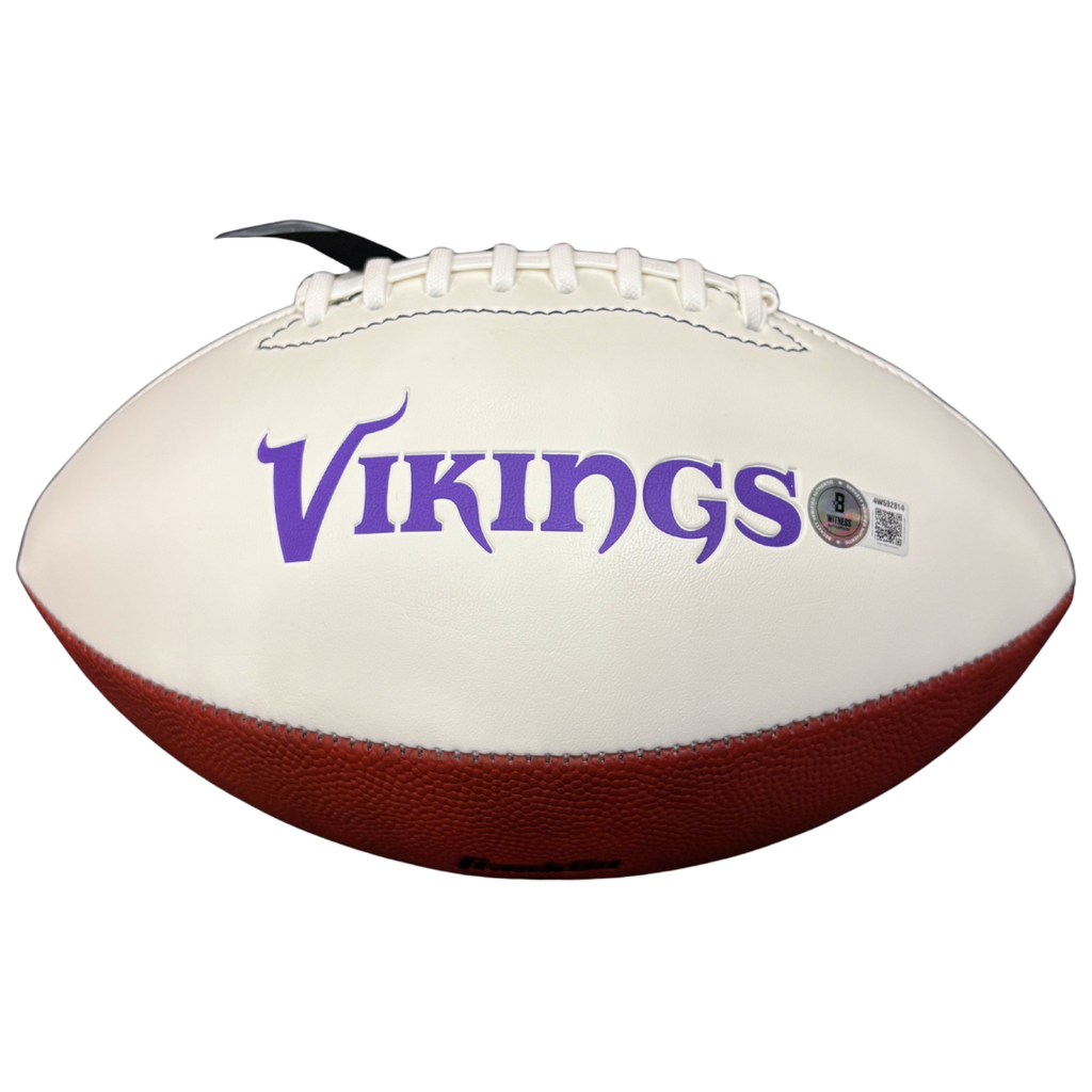 Will Reichard Autographed Vikings Logo Full Size Football Autographs FanHQ