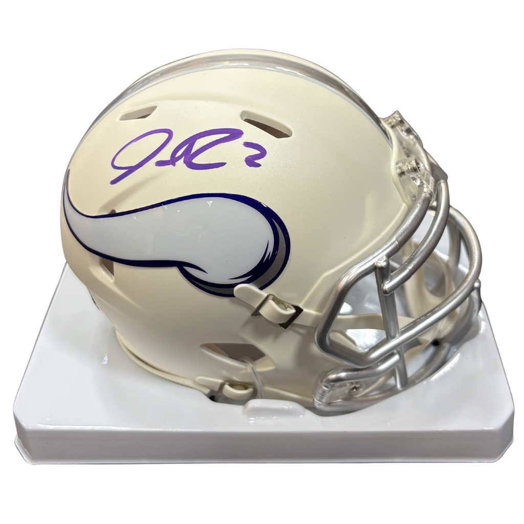 Isaiah Rodgers Autographed Minnesota Vikings Winter Warrior Mini Helmet Autographs FanHQ