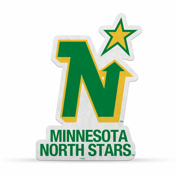 Minnesota North Stars Primary Logo Shape Cut Felt Pennant Collectibles Rico   