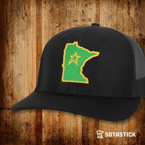 SotaStick MN North State Black Trucker Hat Hats SotaStick   