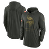 AVAILABLE IN-STORE ONLY! Minnesota Vikings 2025 Nike Salute to Service Sideline Lightweight Pullover Hoodie