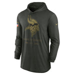 AVAILABLE IN-STORE ONLY! Minnesota Vikings 2025 Nike Salute to Service Sideline Lightweight Pullover Hoodie
