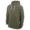 AVAILABLE IN-STORE ONLY! Minnesota Vikings 2025 Nike Salute to Service Sideline Club Pullover Hoodie