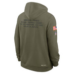 AVAILABLE IN-STORE ONLY! Minnesota Vikings 2025 Nike Salute to Service Sideline Club Pullover Hoodie