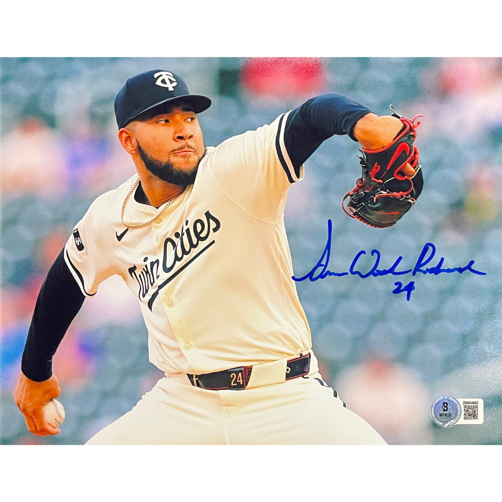 Simeon Woods Richardson Full Name Autographed Minnesota Twins 8x10 Photo Autographs Fan HQ