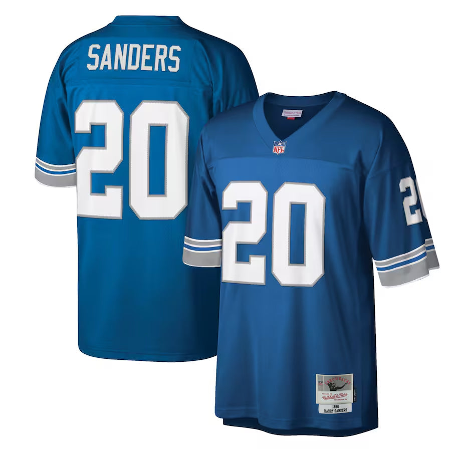 PRE-ORDER: Barry Sanders Autographed Detroit Lions Replica Jersey Autographs FanHQ