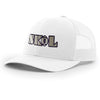 Minnesota Football Slogan White Adjustable Trucker Hat