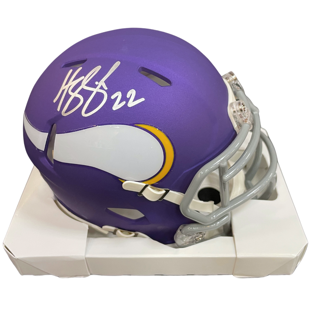 Harrison Smith Autographed Minnesota Vikings Classic Mini Helmet Autographs FanHQ   
