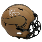 Harrison Smith Autographed Minnesota Vikings Salute To Service Full-Size Replica Helmet Autographs FanHQ