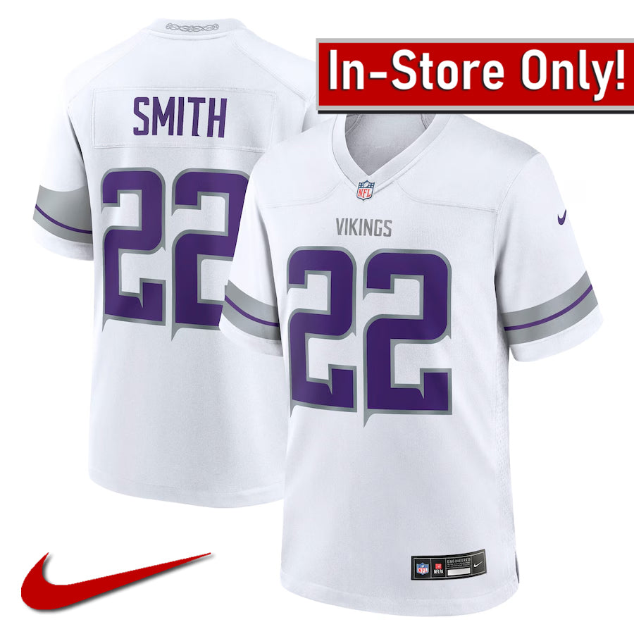 AVAILABLE IN-STORE ONLY! Harrison Smith Minnesota Vikings White Nike Alternate Game Jersey Jersey Nike   