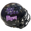 Harrison Smith Autographed Fan HQ Exclusive Hitman Mini Helmet (Numbered Edition - Purple Autograph) Autographs FanHQ Number 22/22  