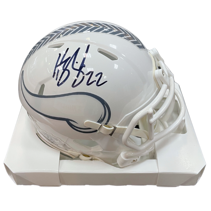 Harrison Smith Autographed Minnesota Vikings Salute To Service Mini Helmet Autographs FanHQ