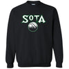 Sota Retro Basketball Black Pullover Crewneck