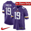 AVAILABLE IN-STORE ONLY! Adam Thielen Minnesota Vikings Purple Nike Game Jersey Jersey Nike