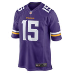 Dallas Turner Minnesota Vikings Purple Nike Game Jersey Jersey Nike   