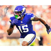 Dallas Turner Autographed Minnesota Vikings 16x20 Photo Running Autographs FanHQ