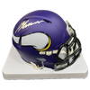 Dallas Turner Autographed Minnesota Vikings Speed Mini Helmet Autographs FanHQ   