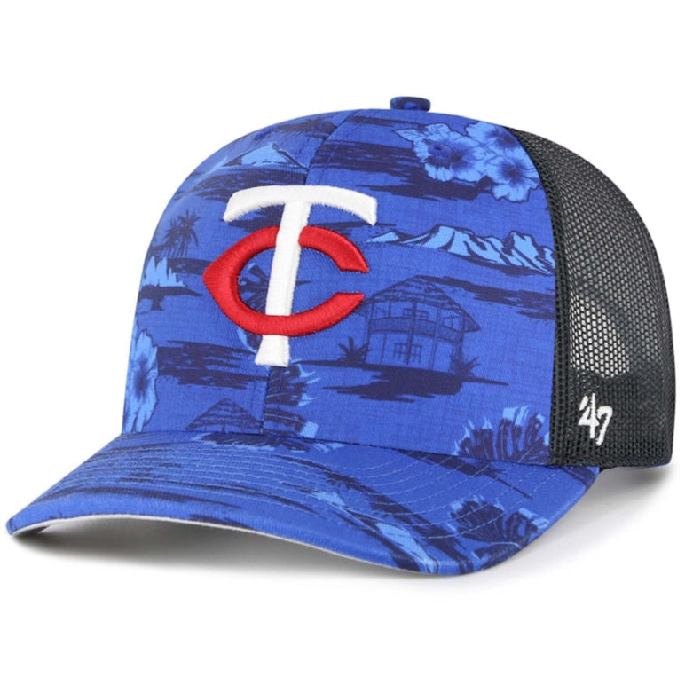 Minnesota Twins '47 Brand Fiji Trucker Adjustable Snapback Hat Hats 47 Brand