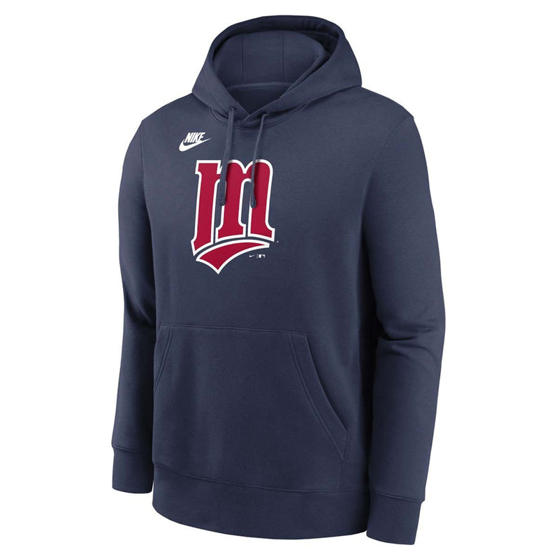 Minnesota Twins Nike Cooperstown Logo Club Navy Blue Pullover Hoodie Sweatshirts Nike