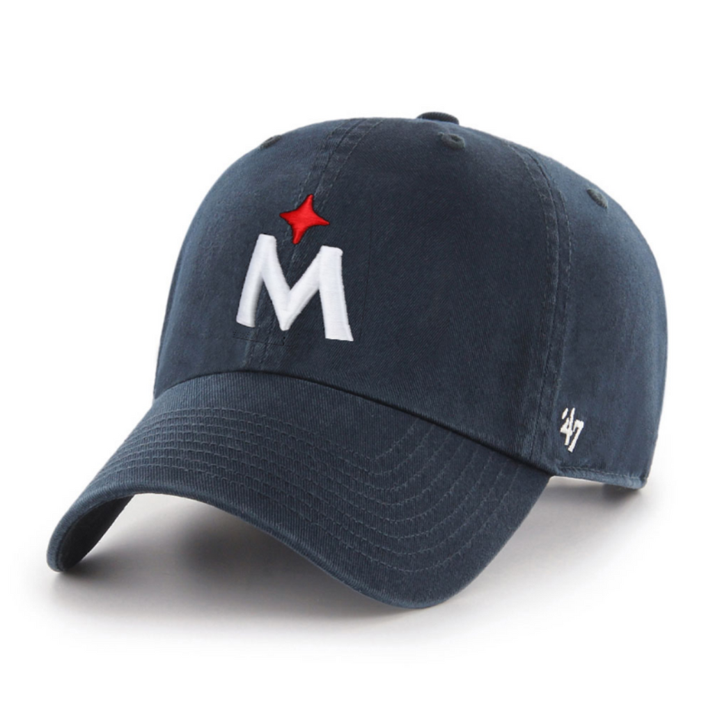 Miami Marlins 47 Brand Cooperstown Rewind Script Trucker Hat
