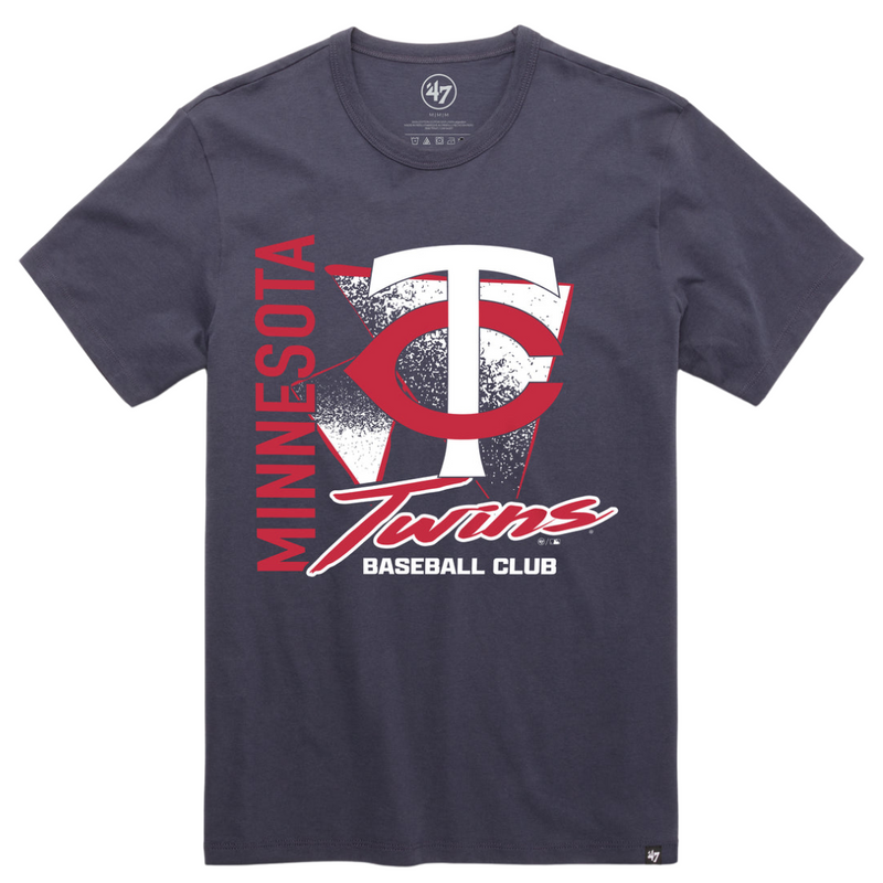 Minnesota Twins '47 Brand Navy Side Arm Franklin Tee T-Shirts 47 Brand