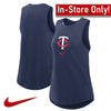 AVAILABLE IN-STORE ONLY! Minnesota Twins Women's Nike Navy Legacy Tank Top Womens Nike   