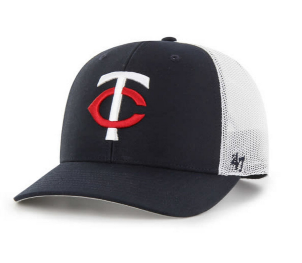 Minnesota Twins '47 Brand Trucker Snapback Hat Hats 47 Brand   