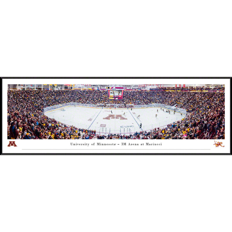 Minnesota Golden Gophers Hockey Mariucci Arena Panoramic Picture (In-Store Pickup) Collectibles Blakeway Basic Frame