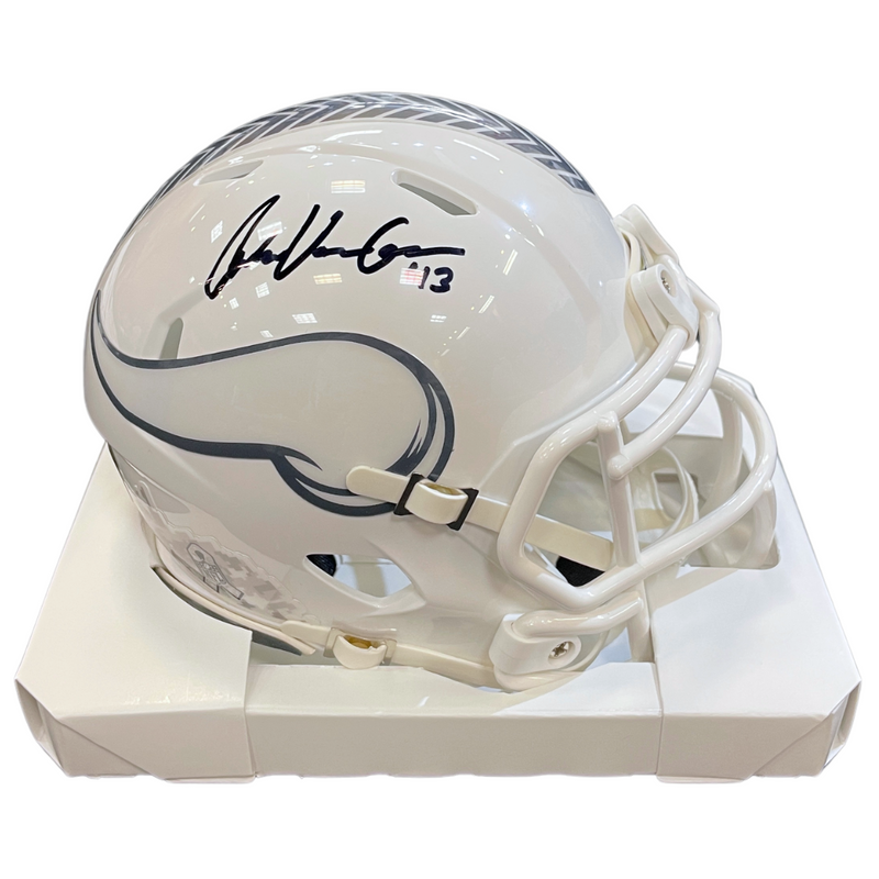 Andrew Van Ginkel Autographed Minnesota Vikings Salute To Service Mini Helmet Autographs FanHQ