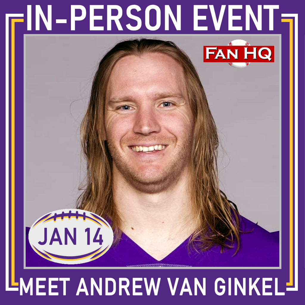 Andrew Van Ginkel Mail Order/Drop Off Autograph Tickets (Your Item) Autographs Fan HQ