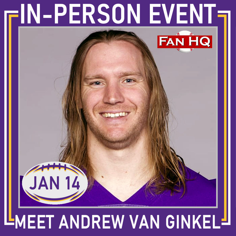 Andrew Van Ginkel Mail Order/Drop Off Autograph Tickets (Your Item) Autographs Fan HQ