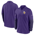Minnesota Vikings Nike Purple 1/4 Zip Pullover Sweatshirts Nike