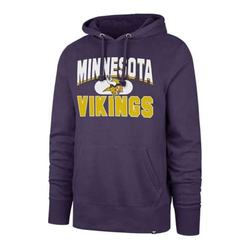 Minnesota Vikings '47 Brand Purple Counter Strike Headline Hoodie Sweatshirts 47 Brand   